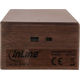 Głośnik InLine Woodbrick brązowy (55381H)