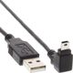 Kabel USB InLine USB-A - miniUSB 0.5 m Czarny (34205)