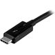 Kabel USB StarTech USB-C - USB-C 0.5 m Czarny (TBLT34MM50CM)