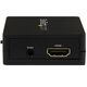 Adapter AV StarTech HDMI - HDMI + Jack 3.5mm czarny (HD2A)