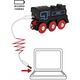 Brio  Lokomotywa akumulatorowa USB black/red (33596)