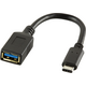 Adapter USB LogiLink USB-C - USB Czarny  (CU0098)