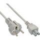 Kabel zasilający InLine InLine Kabel Zasilający Typ F German -" Mikey Mouse" laptop Plug szary 1.8m - 16656A