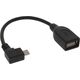 Adapter USB InLine microUSB - USB Czarny  (31606W)