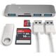 HUB USB Satechi 1x SD 1x microSD  + 3x USB-A 3.0 (ST-TCUHM)