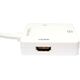 Adapter AV LogiLink DisplayPort Mini - DisplayPort - HDMI - DVI-I biały (CV0045A)