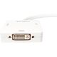 Adapter AV LogiLink DisplayPort Mini - DisplayPort - HDMI - DVI-I biały (CV0045A)