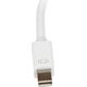 Adapter AV StarTech DisplayPort Mini - HDMI biały (MDP2HD4KSW)