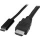 Kabel USB StarTech USB-C - HDMI 1 m Czarny (CDP2HDMM1MB)