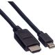 Kabel Roline DisplayPort Mini - HDMI 2m czarny (11.04.5791)
