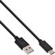 Kabel USB InLine USB-A - USB-C 2 m Czarny (35732)