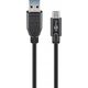 Kabel USB Goobay USB-C - USB-C 2 m Czarny (72216)