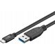 Kabel USB Goobay USB-C - USB-C 2 m Czarny (72216)