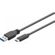 Kabel USB Goobay USB-C - USB-C 2 m Czarny (72216)