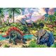 Castorland Puzzle Dinozaury przy wulkanach 120 elementów (30615676)