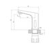 Bateria umywalkowa Deante Sensor stojąca chrom (BCH 029R)