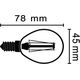 GP Lighting Filament Mini Globe 4W (40W), 470lm (078142-LDCE1)
