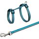 Trixie Szelki dla kota ze smyczą Freshline Spot ,nylon, 27–45 cm/10 mm, 1.20 m