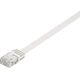 Goobay Patchk. Cat5e U/UTP flach wh 7,00m - 93362
