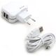 Ładowarka Platinet PLCU2W 2x USB-A 3.4 A (PLCU2W)