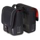 Basil Sakwa miejska podwójna SPORT DESIGN DOUBLE BAG 32L, mocowanie na paski, czarna (BAS-17581)