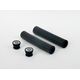 Bike Ribbon Chwyty kierownicy SIO2 SOFT GRIP silikon czarne 130mm 70g