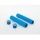 Bike Ribbon Chwyty kierownicy SIO2 SOFT GRIP silikon niebieskie 130mm 70g