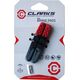 Clarks Wkładki hamulcowe CLARK'S CPS501 MTB (V-brake, Warunki Suche i Mokre) 70mm czerwono-czarno-szare