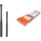 Cn Spoke Szprychy AERO494 2.0-1.2*3.0-2.0 stal nierdzewna 300mm czarne 36szt.