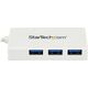 HUB USB StarTech 1x USB-C  + 3x USB-A 3.0 (HB30C3A1CFBW)