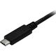 Kabel USB StarTech USB-A - USB-C 1 m Czarny (USB315AC1M)