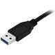 Kabel USB StarTech USB-A - USB-C 1 m Czarny (USB315AC1M)