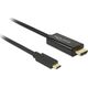 Kabel USB Delock USB-C - HDMI 1 m Czarny (85258)