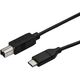 Kabel USB StarTech USB-C - USB-B 0.5 m Czarny (USB2CB50CM)
