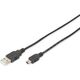 Kabel USB Digitus USB-A - 1 m Czarny (DB-300130-010-S)