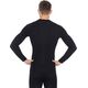 Brubeck Koszulka męska z długim rękawem Active Wool czarna r. M (LS12820)