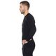 Brubeck Koszulka męska z długim rękawem Active Wool czarna r. L (LS12820)