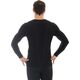 Brubeck Koszulka męska z długim rękawem COMFORT WOOL czarna r. XL (LS11600)