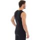 Brubeck Koszulka męska bez rękawów COMFORT WOOL czarna r. L (SL10160)