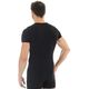 Brubeck Koszulka męska z krótkim rękawem COMFORT WOOL czarna M (SS11030)