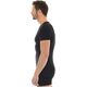 Brubeck Koszulka męska z krótkim rękawem COMFORT WOOL czarna r. XXL (SS11030)