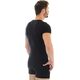 Brubeck Koszulka męska z krótkim rękawem COMFORT WOOL czarna r. XXL (SS11030)