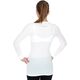 Brubeck Koszulka unisex z długim rękawem biała r. M (LS10850)