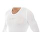 Brubeck Koszulka unisex z długim rękawem biała r. M (LS10850)