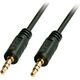 Kabel Lindy Jack 3.5mm - Jack 3.5mm 0.2m czarny (35640)