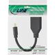 Adapter AV InLine DisplayPort Mini - DisplayPort czarny (17150S)