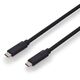 Kabel USB Digitus USB-C - USB-C 1 m Czarny (AK-300139-010-S)