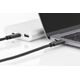 Kabel USB Digitus USB-C - USB-C 1 m Czarny (AK-300139-010-S)