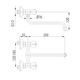 Bateria kuchenna KFA Standard ścienna chrom (300-610-00)