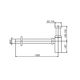Syfon KFA butelkowy 5/4" DN32 chrom (600-002-00)